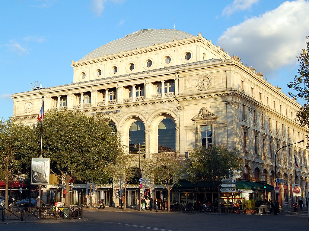 Illustration: City Theater, Châtelet square, Paris, France